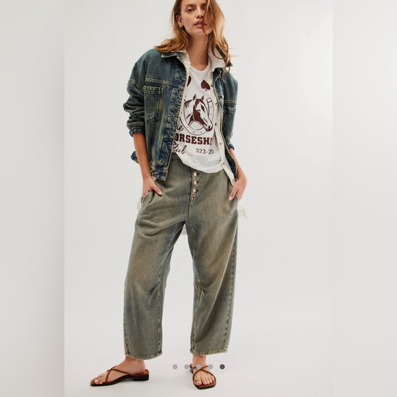 Free People Denim - EUC Free People Osaka Barrel Jeans size 25